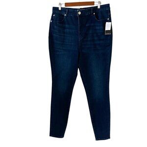 Eloquii NEW Skinny Jeans In Dark Wash Size 18L